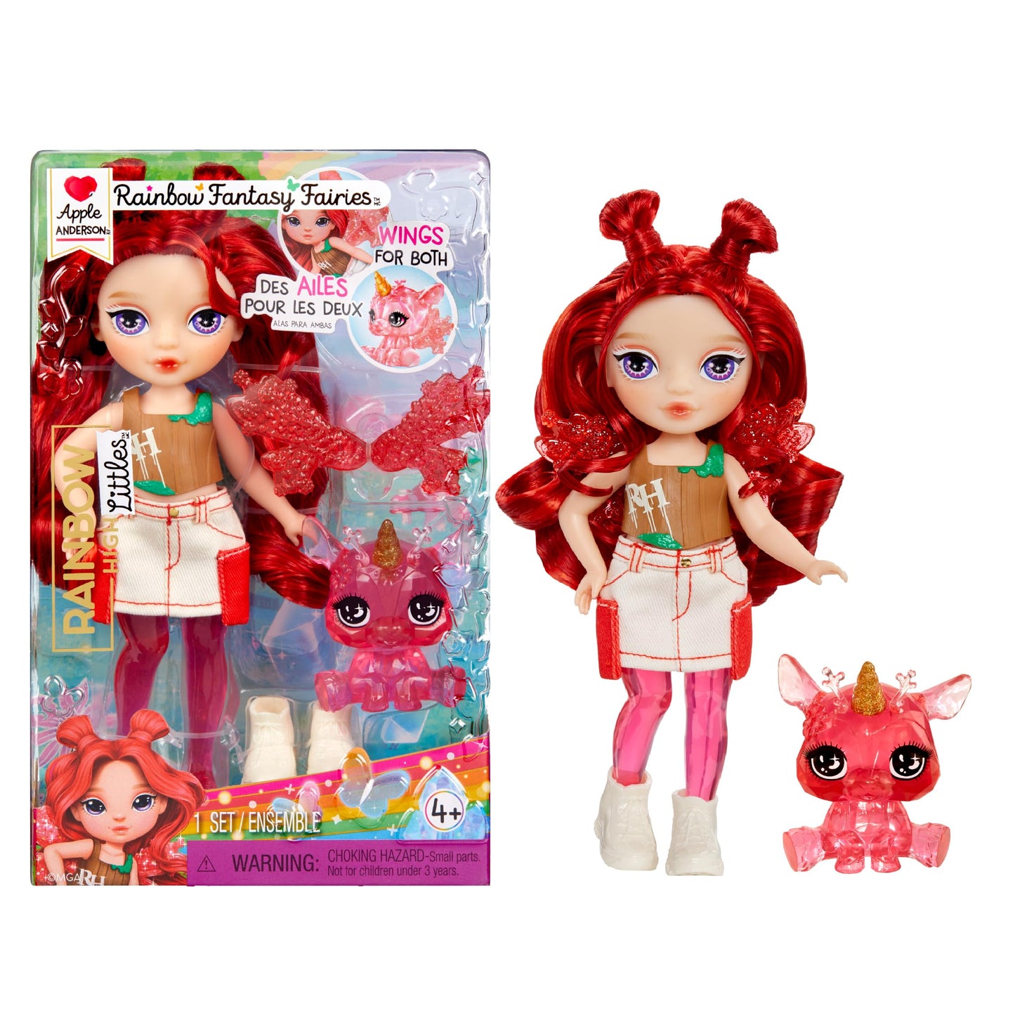 Rainbow High Littles Fantasy Fairies Apple Doll with Deer Pet (4+ Years)
