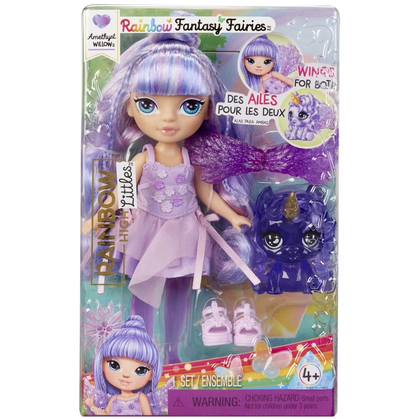 Rainbow High Littles Fantasy Fairies Amethyst Doll with Pet (4+ Years)