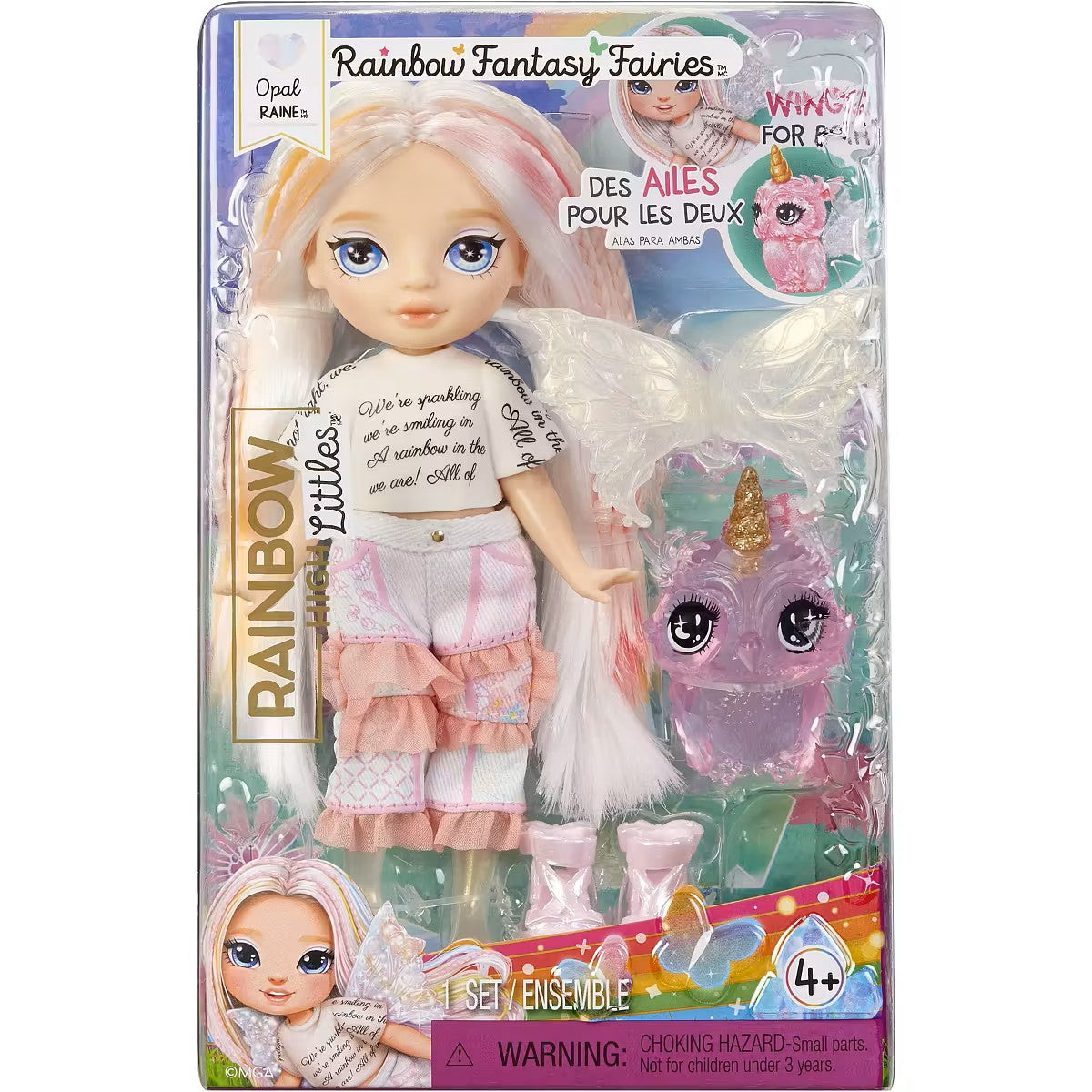Rainbow High Littles Fantasy Fairies Opal Doll with Pet (4+ Years)