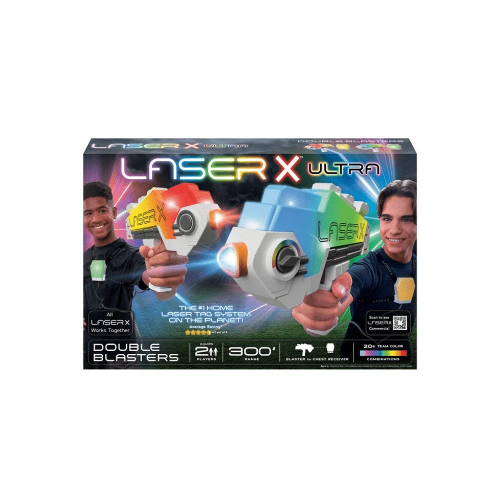 Laser X Ultra Double B2 Blasters – 2 Player Set