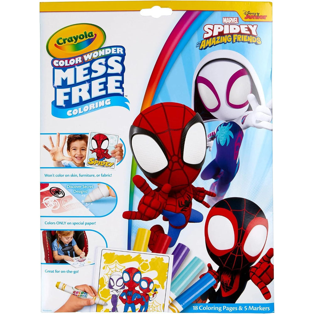 Crayola Color Wonder Spidey and His Amazing Friends Coloring Set