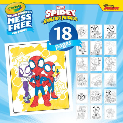 Crayola Color Wonder Spidey and His Amazing Friends Coloring Set