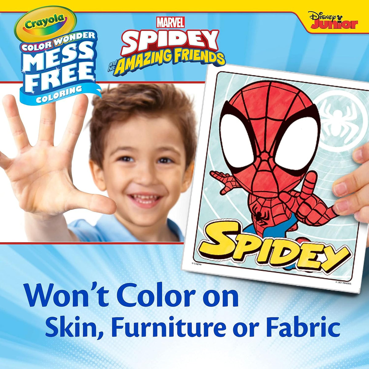 Crayola Color Wonder Spidey and His Amazing Friends Coloring Set