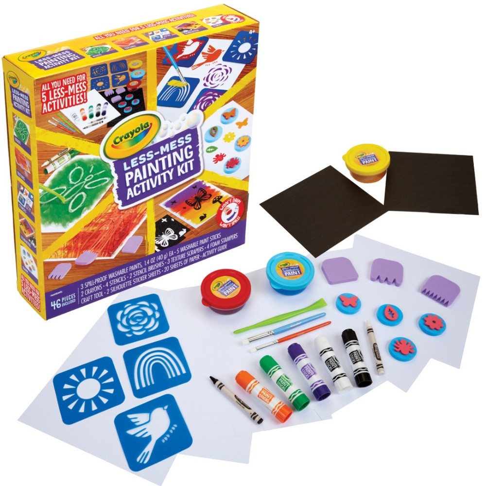 Crayola Less Mess Painting Activity Kit
