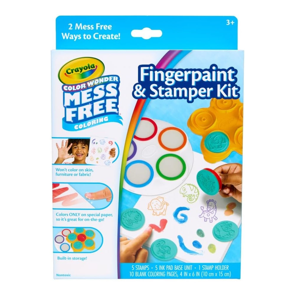 Crayola Color Wonder Fingerpaint & Stamper Kit