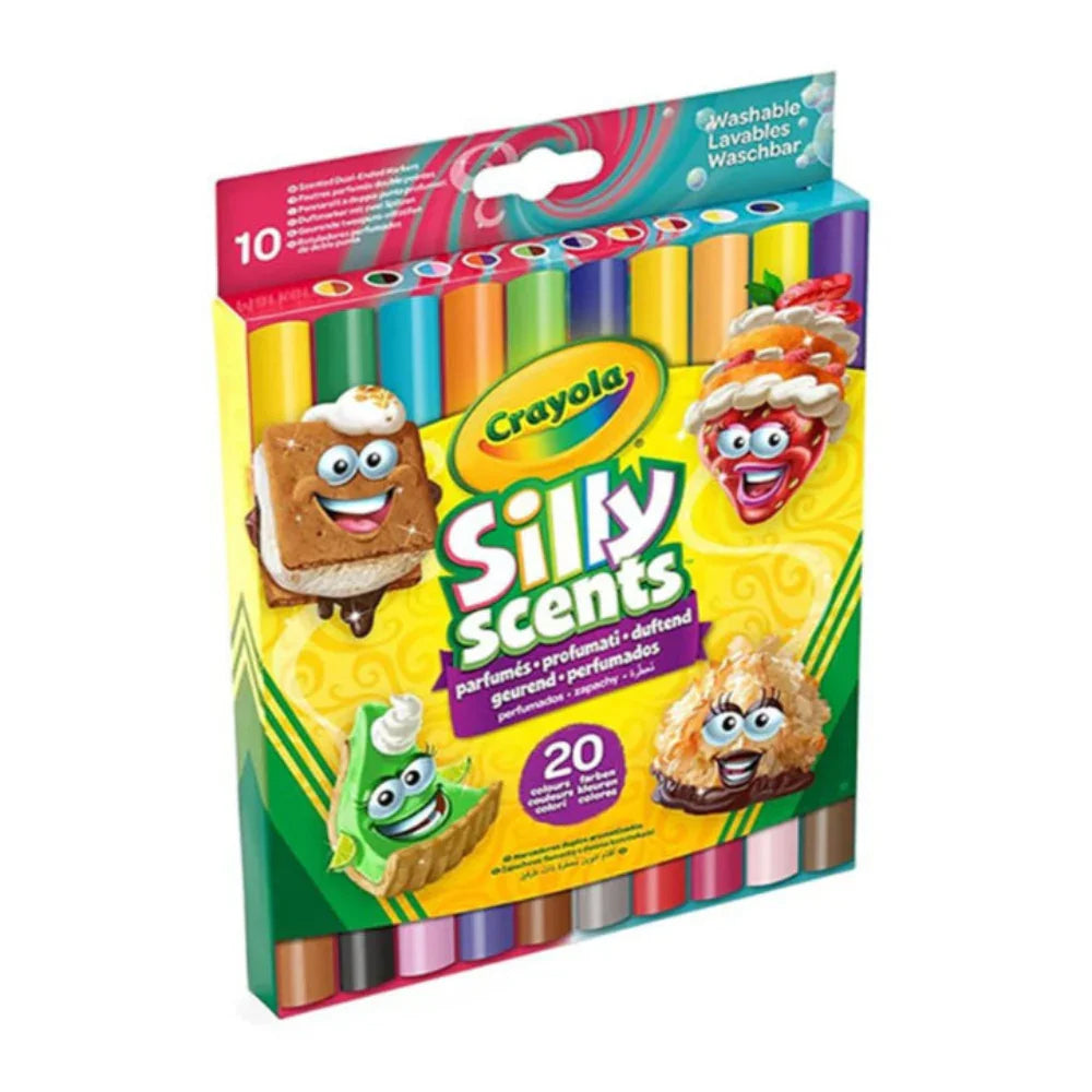 Crayola Silly Scents Double Tip Scented Markers – 10 Pack