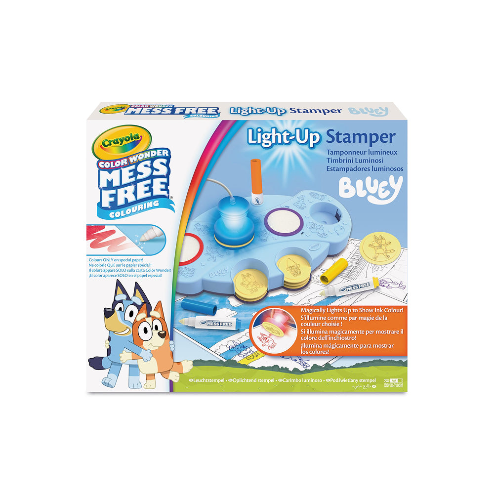 Crayola Color Wonder Magic Light-Up Stamper – Bluey