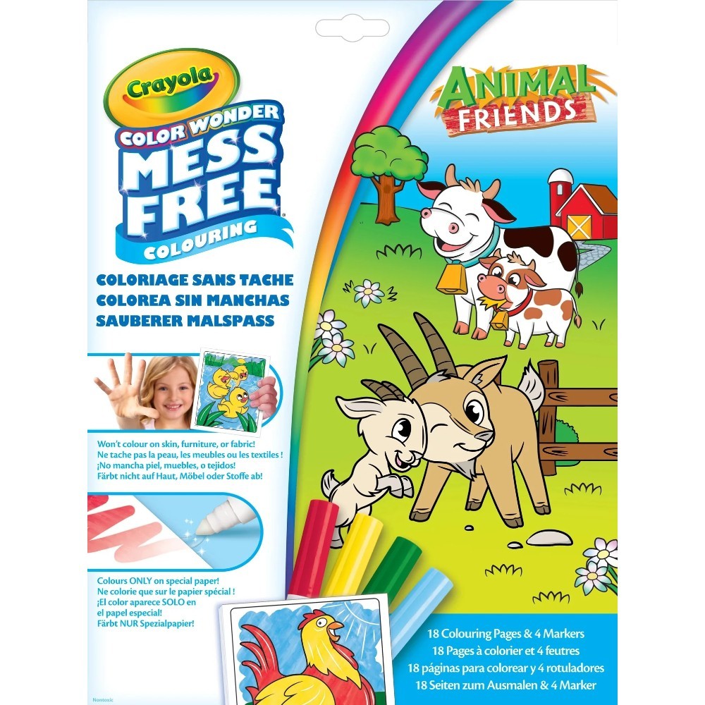 Crayola Color Wonder Animal World Mess-Free Coloring Set