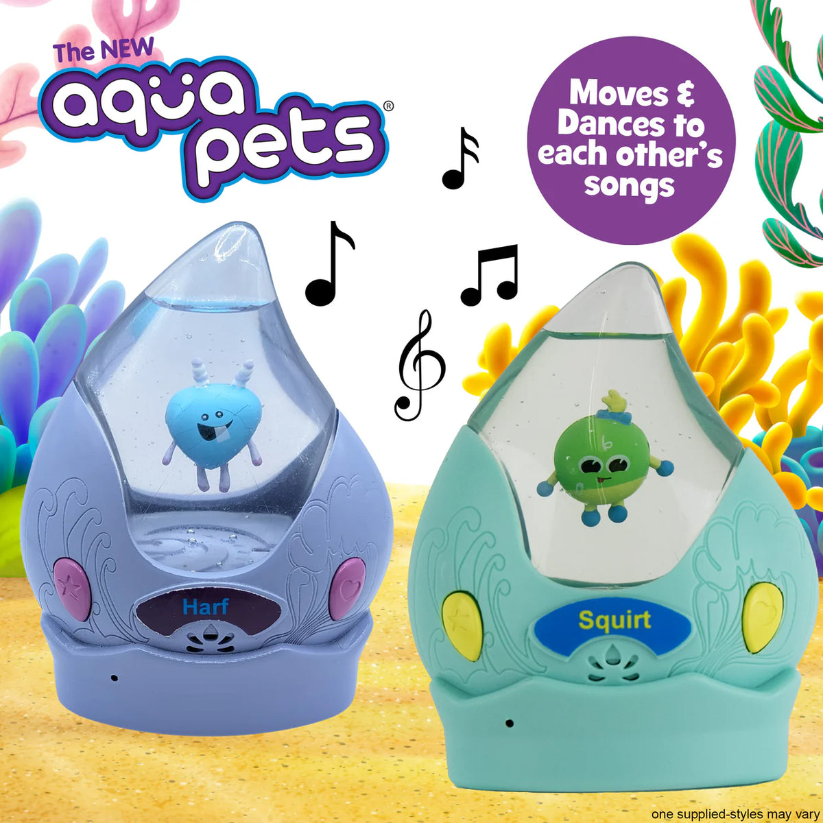 Aqua Pets لعبة الحيوانات الأليفة التفاعلية من هارف مع أضواء وأصوات