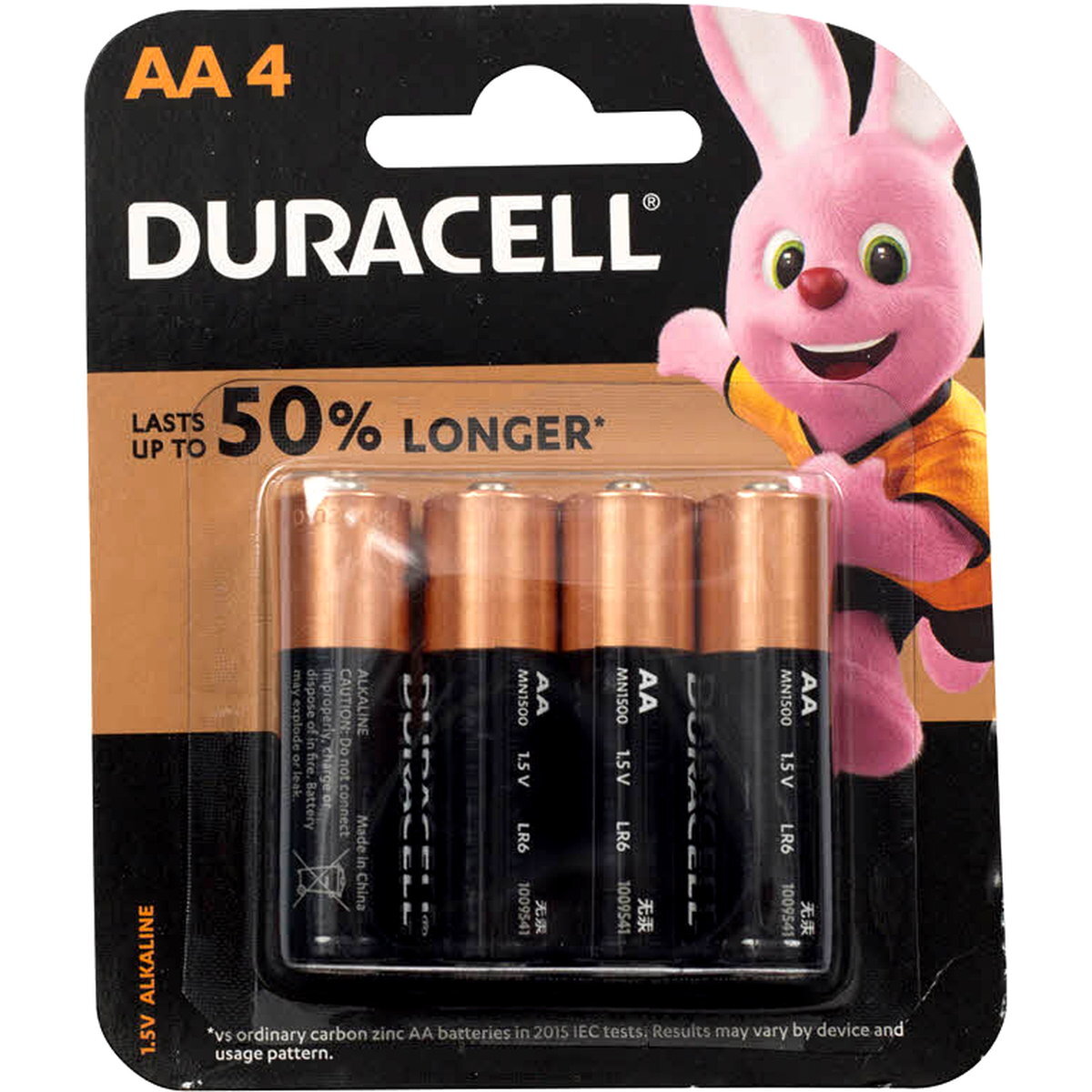 Duracell Original AA Alkaline Batteries 4 Pack