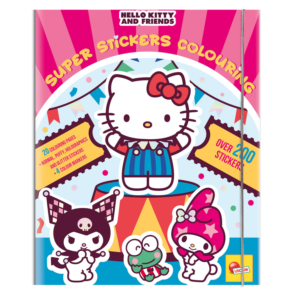 HELLO KITTY AND FRIENDS SUPER STICKERS COLOURING