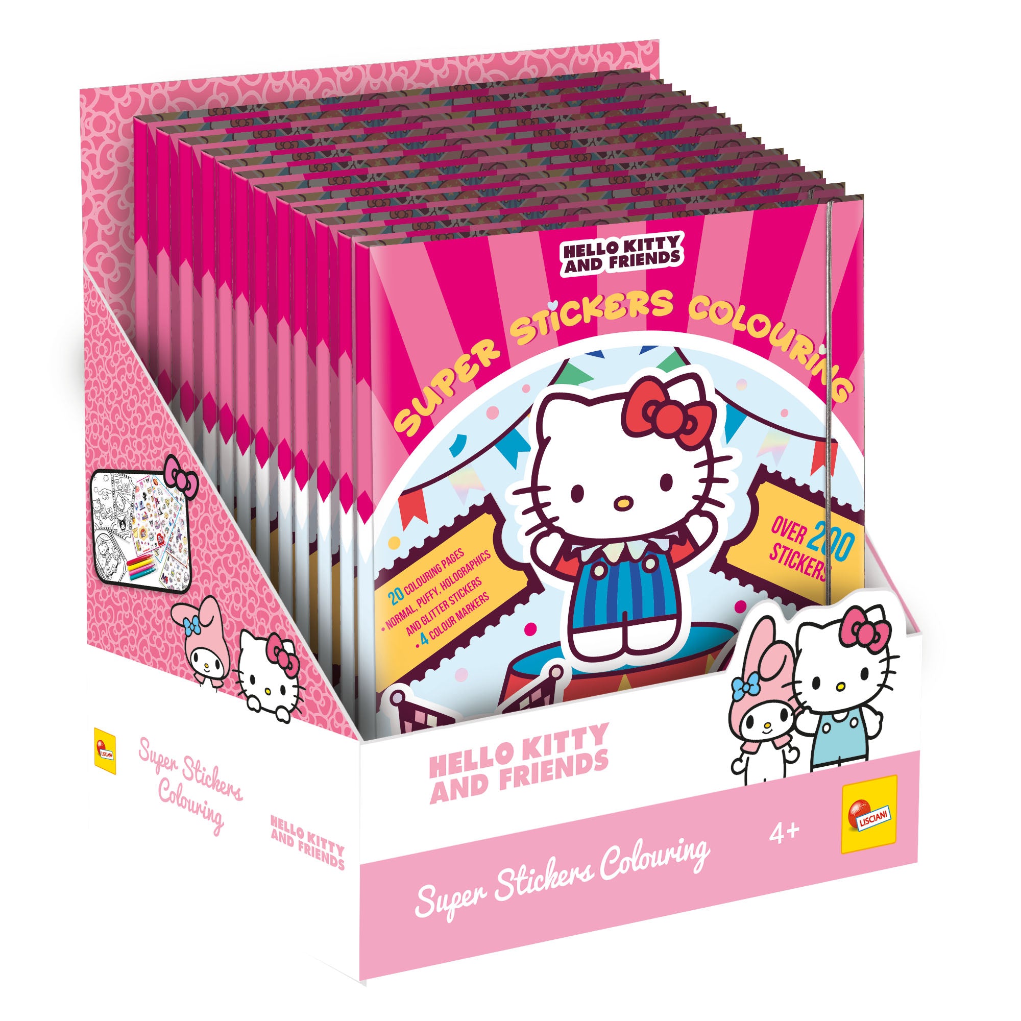 HELLO KITTY AND FRIENDS SUPER STICKERS COLOURING