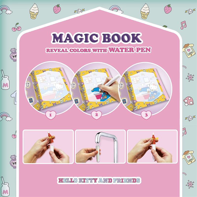 HELLO KITTY AND FRIENDS WATERBOOK