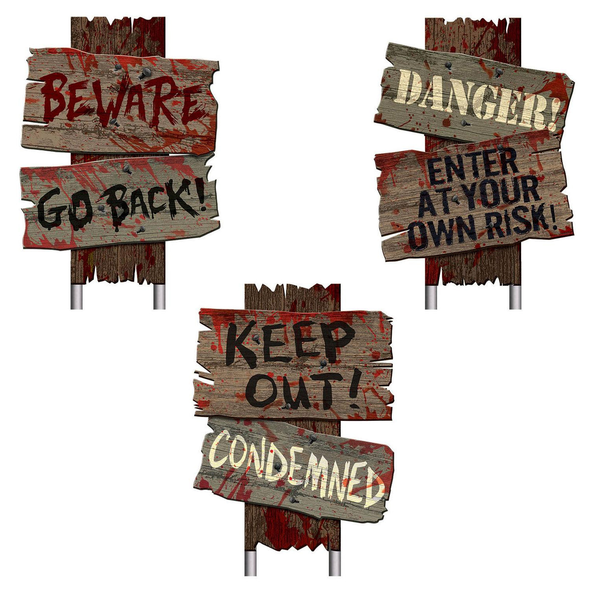 Cemetery Sidewalk Signs
