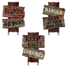 Cemetery Sidewalk Signs