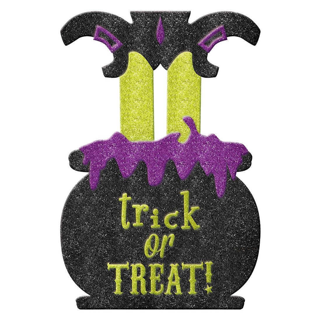 Witch Yard Decoration With Glitter