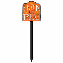 Trick Or Treat Yard Stake