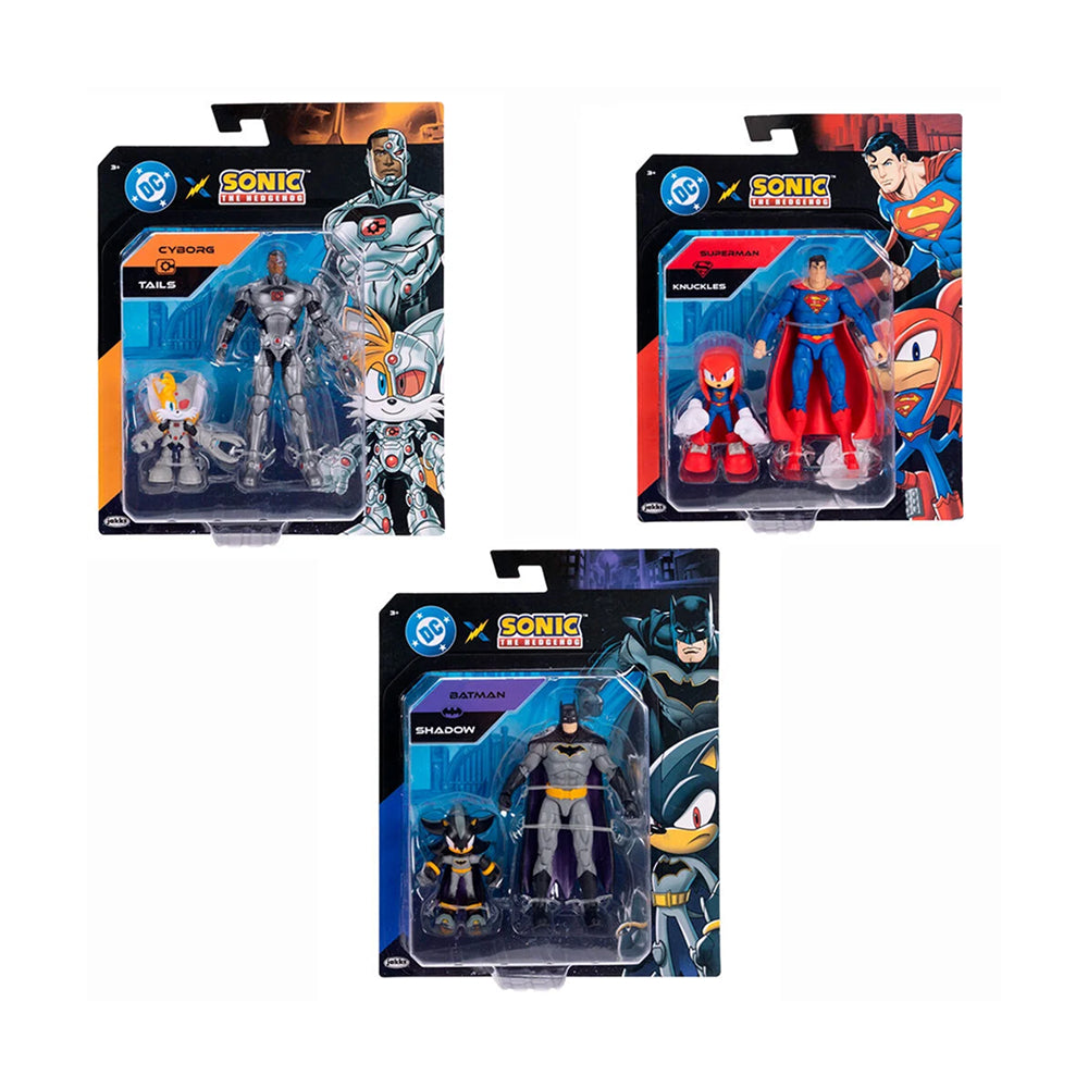 DC x Sonic The Hedgehog Action Figure Set (3+ Years) - Assorted