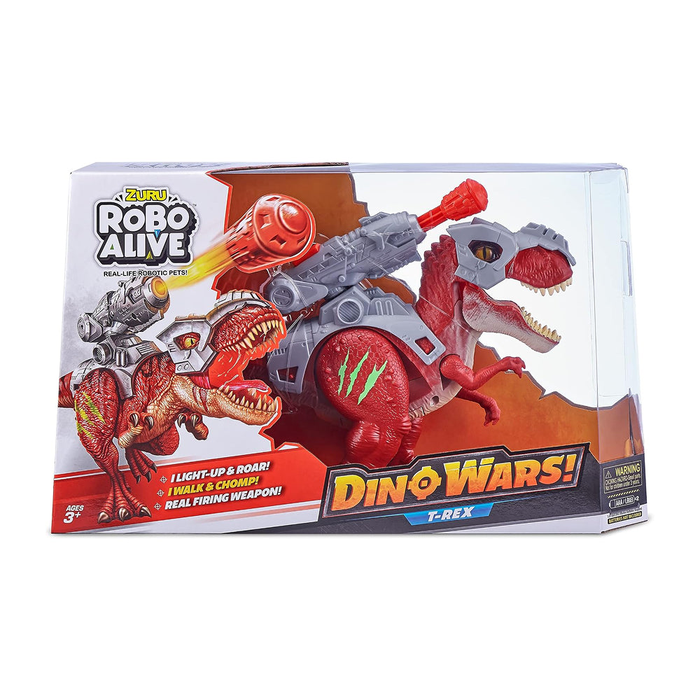 ZURU Robo Alive Dino Wars T-Rex with Dino Blaster