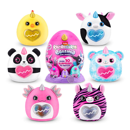 ZURU Rainbocorns Eggzania Small Surprise Plush Assorted