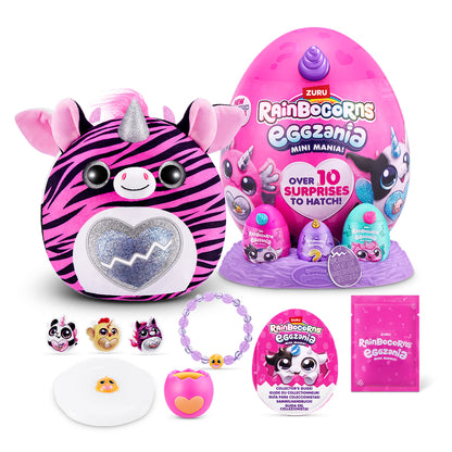 ZURU Rainbocorns Eggzania Small Surprise Plush Assorted