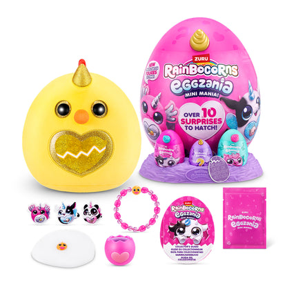 ZURU Rainbocorns Eggzania Small Surprise Plush Assorted