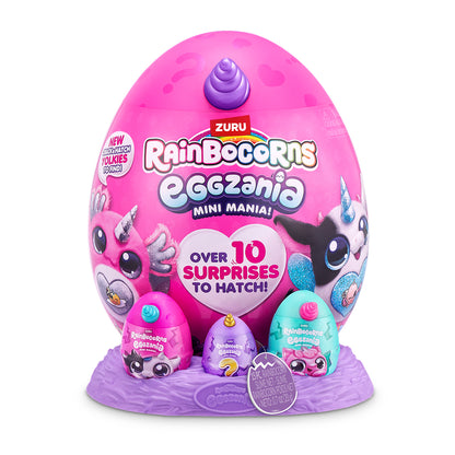 ZURU Rainbocorns Eggzania Small Surprise Plush Assorted