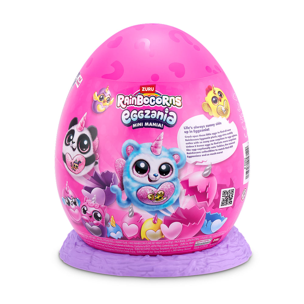 ZURU Rainbocorns Eggzania Small Surprise Plush Assorted