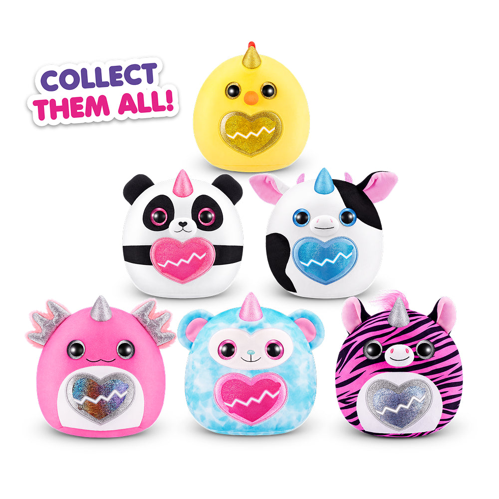 ZURU Rainbocorns Eggzania Small Surprise Plush Assorted