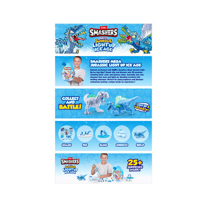 ZURU Smashers Dino Ice Age Mega Egg