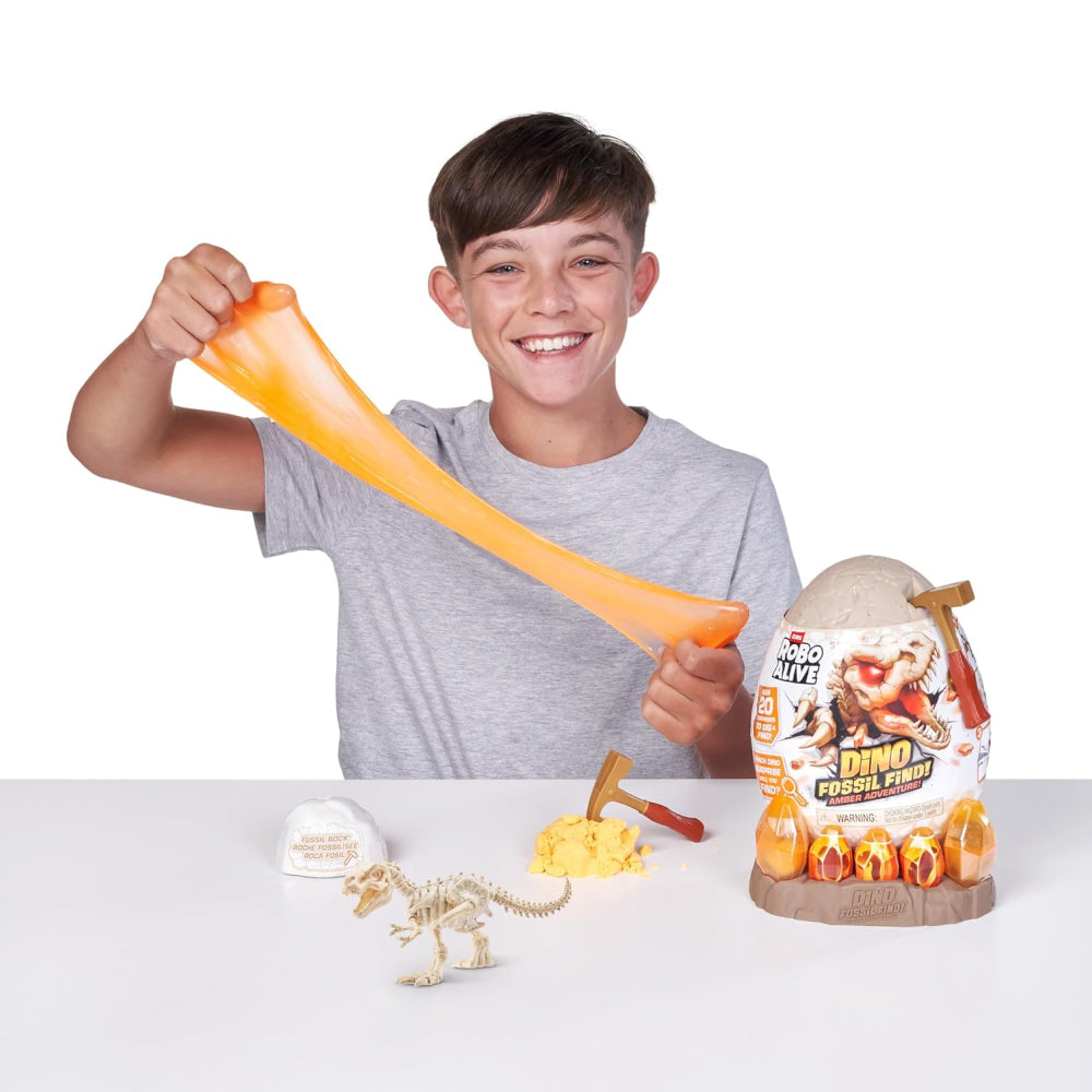 ZURU Robo Alive Dino Fossil Find Amber Adventure Assorted