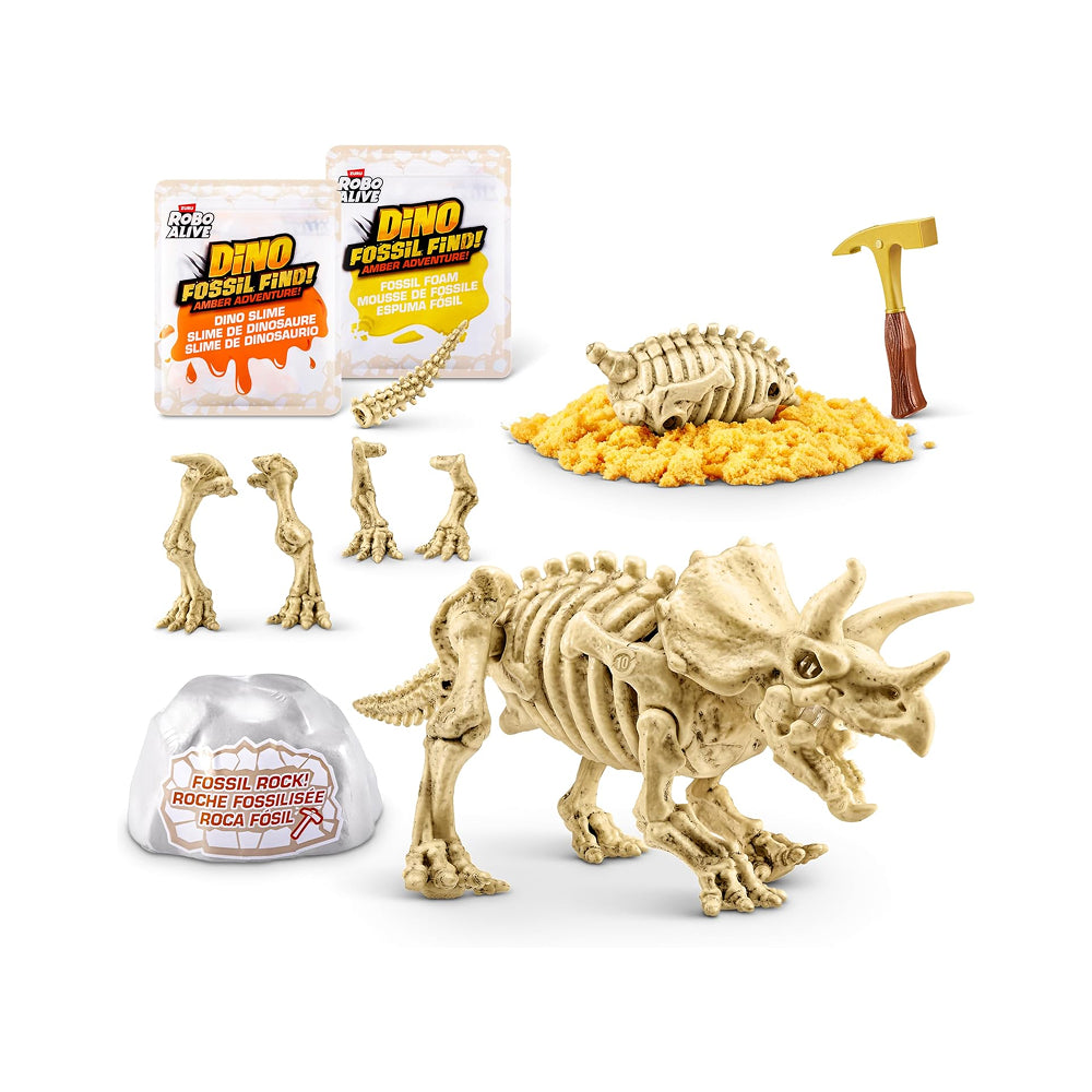 ZURU Robo Alive Dino Fossil Find Amber Adventure Assorted