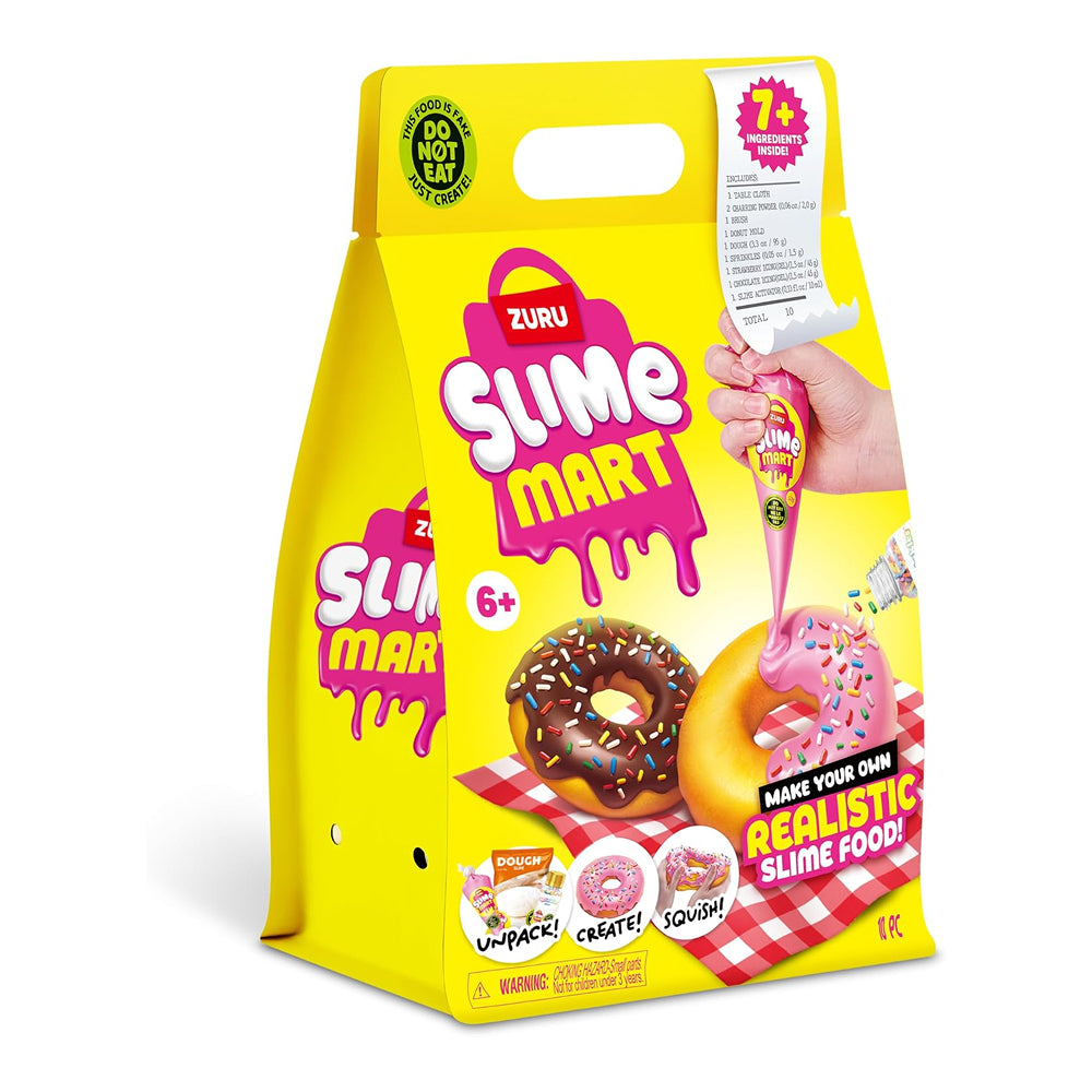 ZURU Slime Mart Series 1 Donut DIY slime kit with mould, icing slimes, sprinkles and accessories