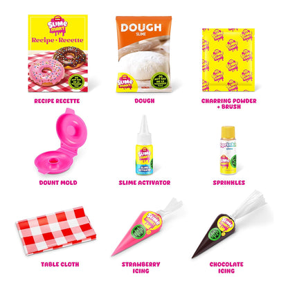 ZURU Slime Mart Series 1 Donut DIY slime kit with mould, icing slimes, sprinkles and accessories