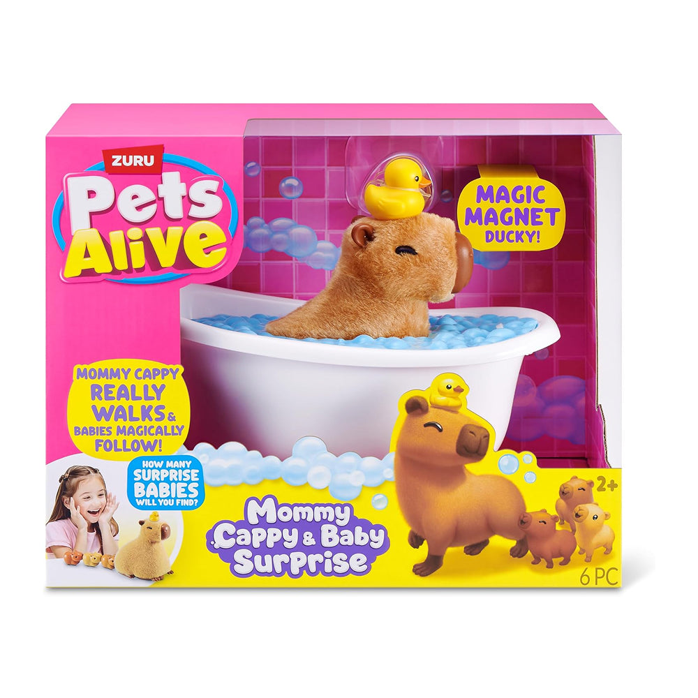 ZURU Pets Alive Mommy Capybara & Baby Surprise