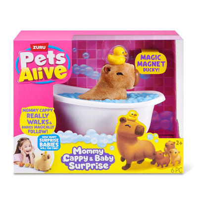 ZURU Pets Alive Mommy Capybara & Baby Surprise