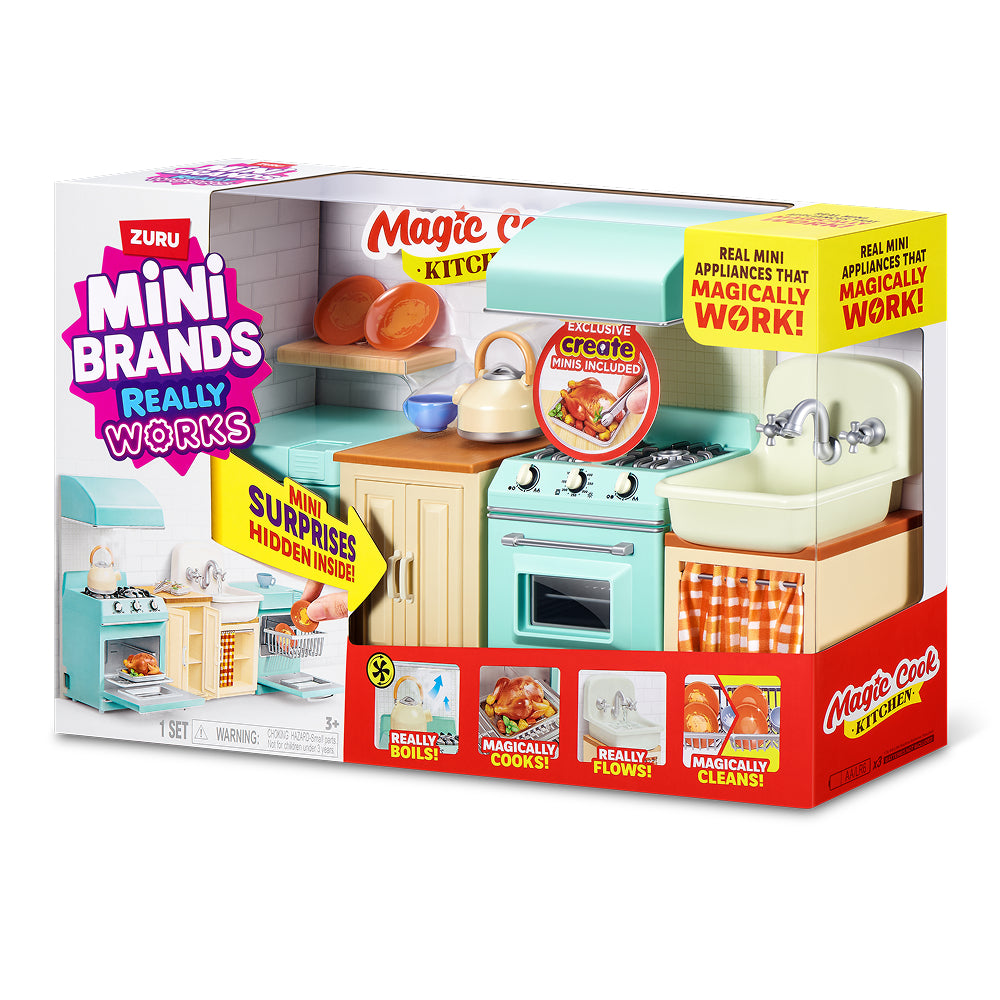 ZURU Mini Brands Magic Cook Kitchen Playset