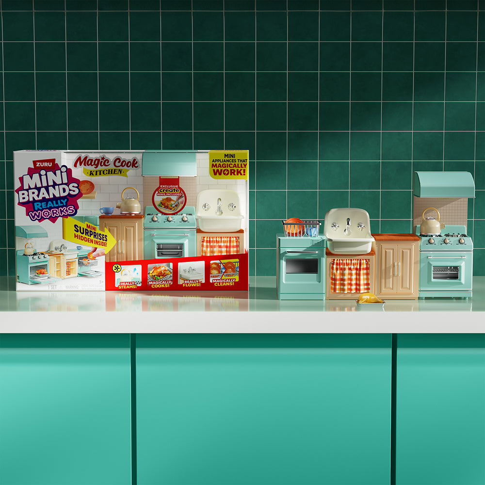 ZURU Mini Brands Magic Cook Kitchen Playset