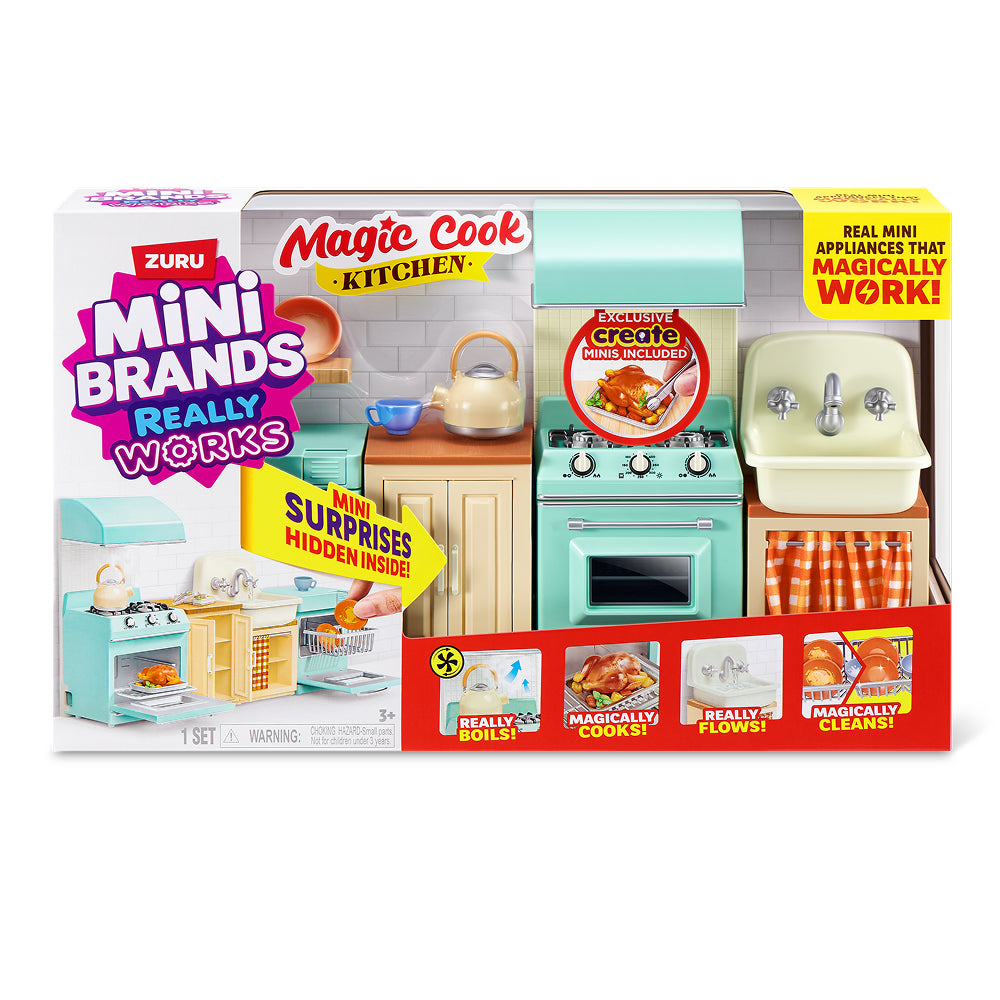 ZURU Mini Brands Magic Cook Kitchen Playset