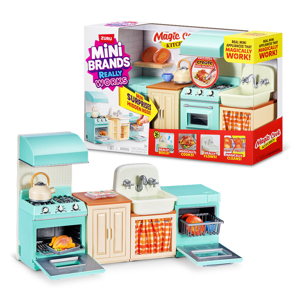 ZURU Mini Brands Magic Cook Kitchen Playset