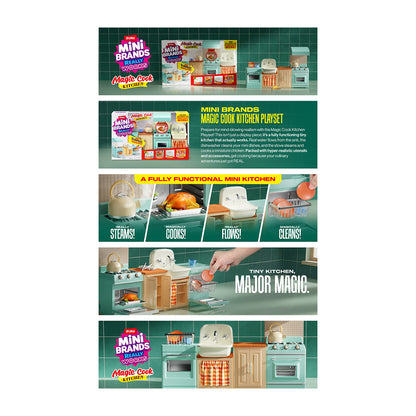 ZURU Mini Brands Magic Cook Kitchen Playset