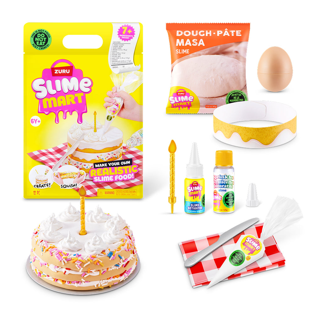 ZURU Slime Mart Birthday Cake DIY Slime Kit