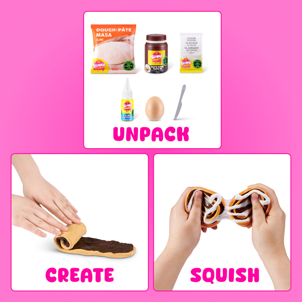 ZURU Slime Mart Cinnamon Rolls DIY Slime Kit