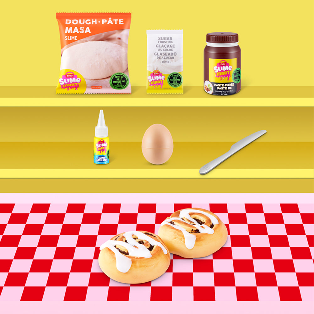 ZURU Slime Mart Cinnamon Rolls DIY Slime Kit