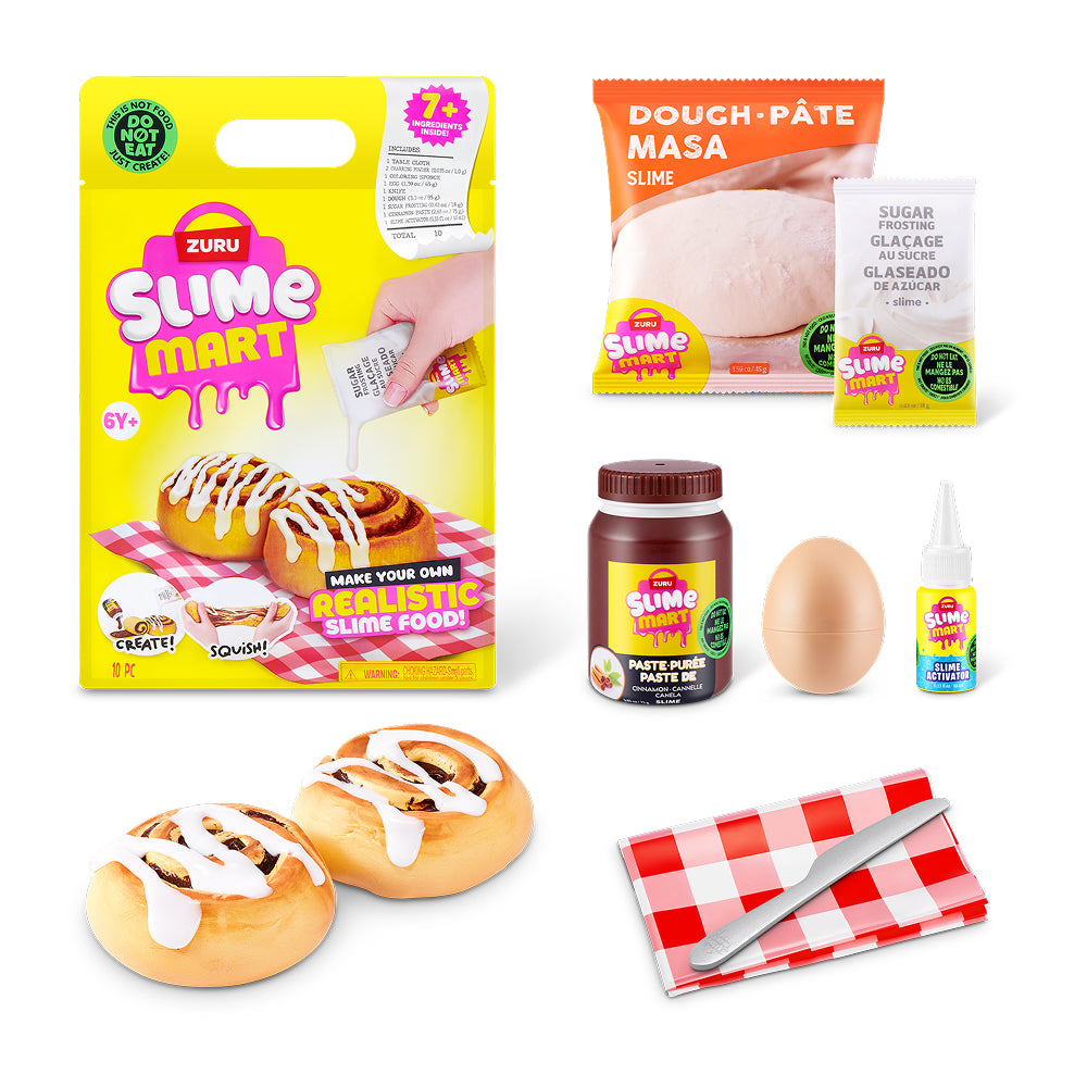 ZURU Slime Mart Cinnamon Rolls DIY Slime Kit