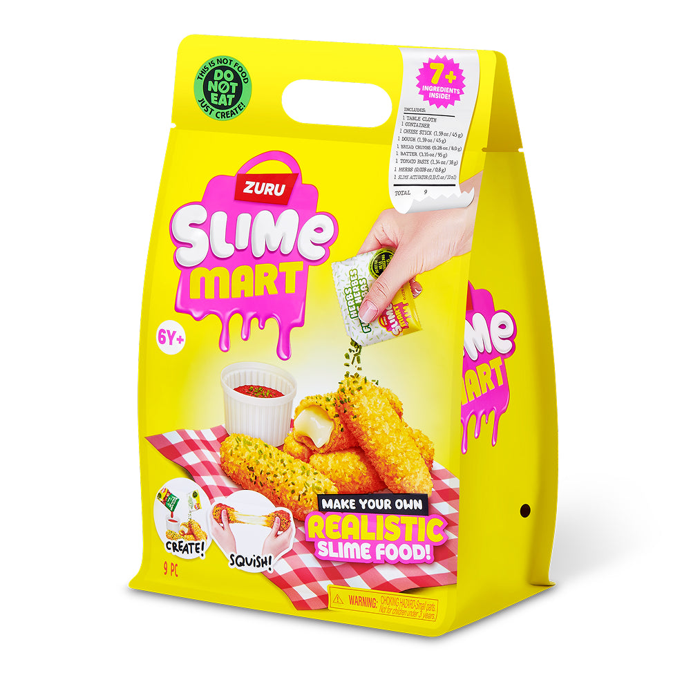 ZURU Slime Mart Mozzarella Cheese Stick DIY Slime Kit