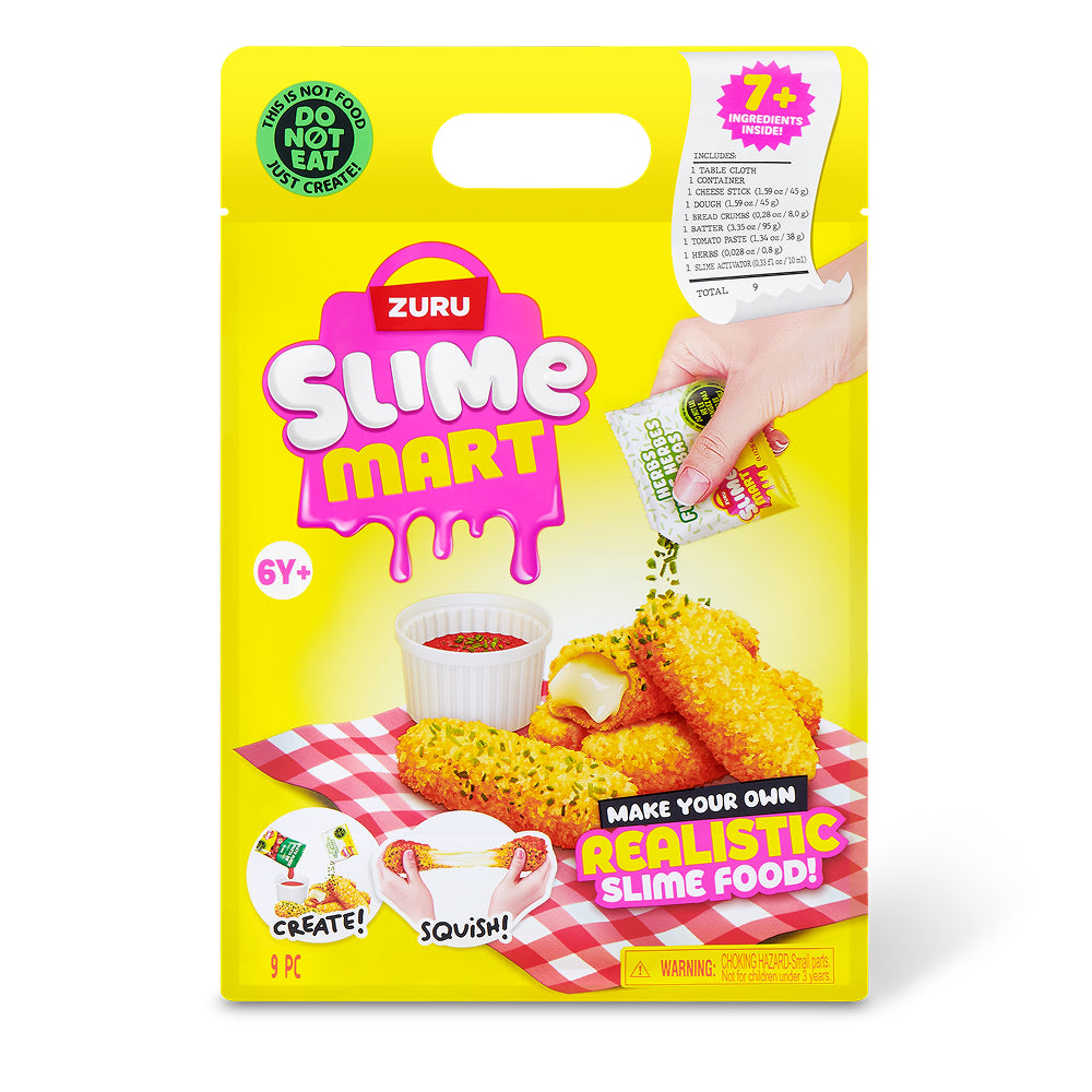 ZURU Slime Mart Mozzarella Cheese Stick DIY Slime Kit