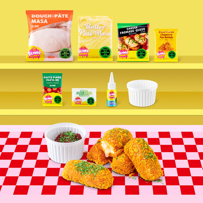 ZURU Slime Mart Mozzarella Cheese Stick DIY Slime Kit