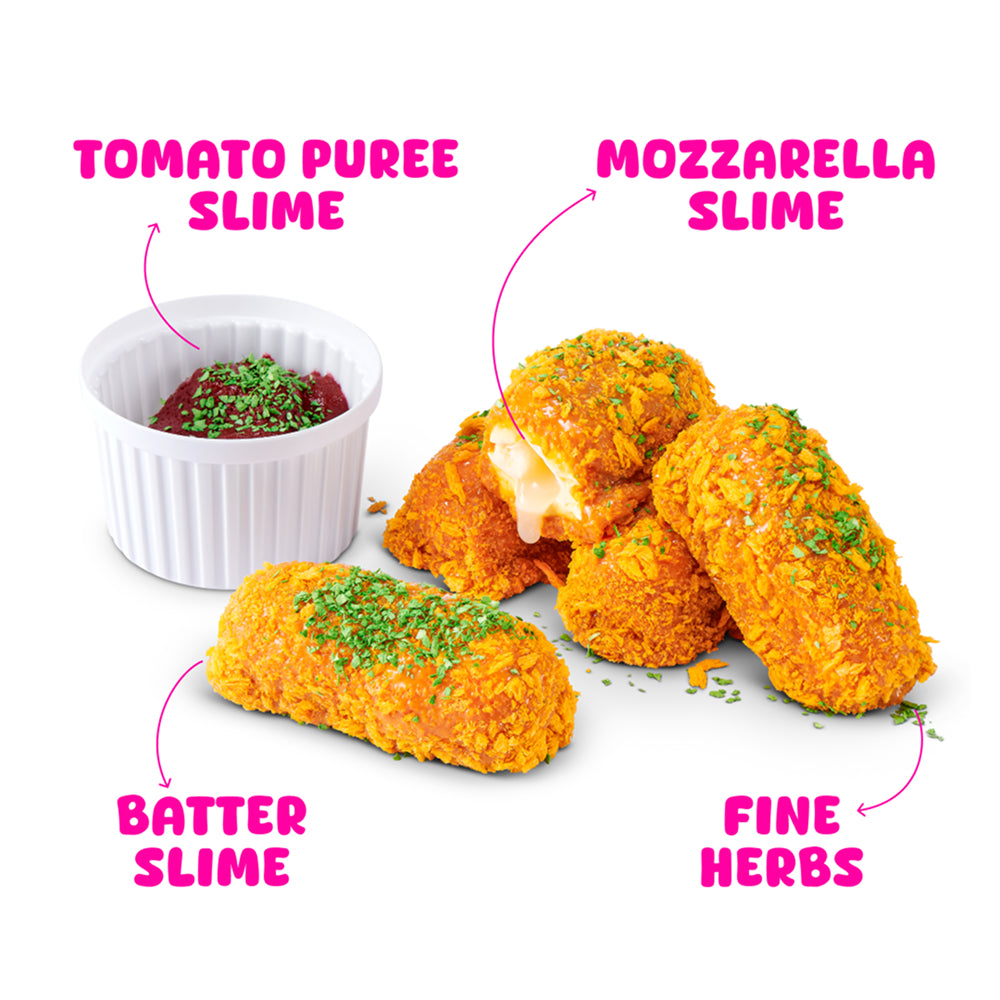 ZURU Slime Mart Mozzarella Cheese Stick DIY Slime Kit