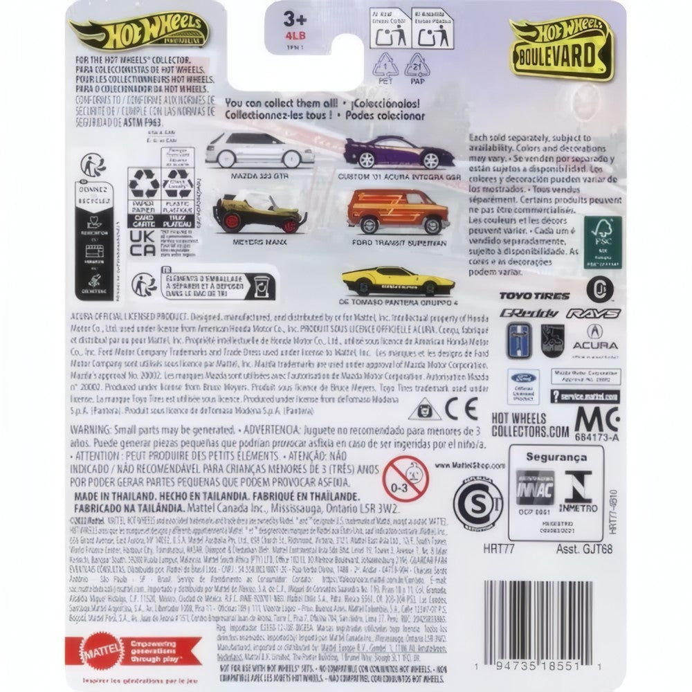 Hot Wheels Premium Boulevard Custom '01 Acura Integra GSR #107